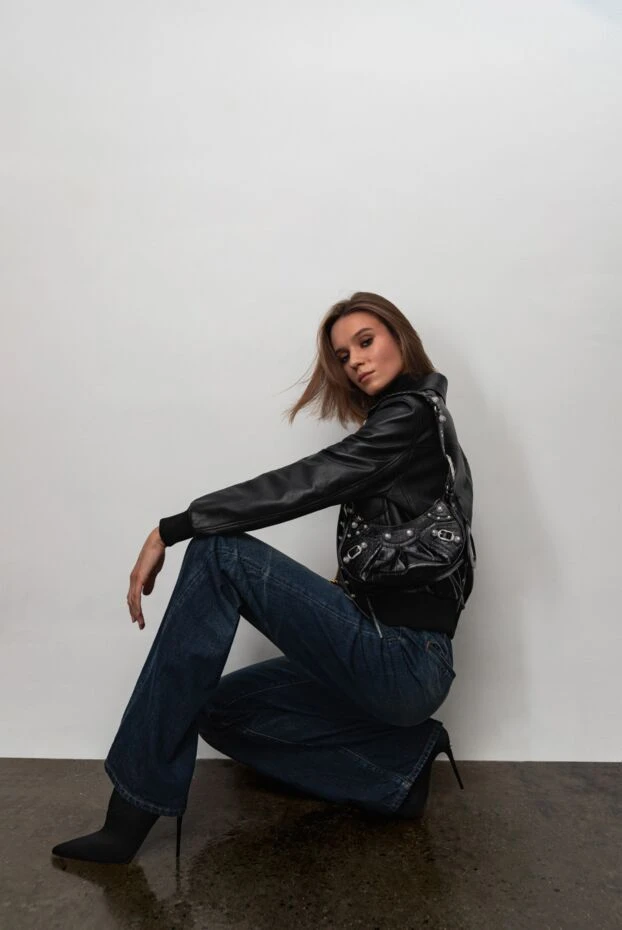 Dolce & Gabbana джинсы женские прямого кроя из плотного денима 177212 - фото 2