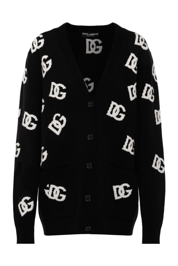 Dolce & Gabbana woman women's black wool cardigan buy with prices and photos 177215 - photo 1