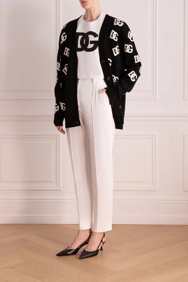 Dolce & Gabbana женские кардиган из шерсти женский черный купить с ценами и фото 177215 - фото 2
