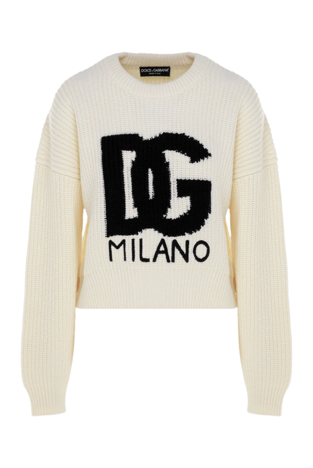 Dolce & Gabbana woolen jumper for women white 177216 - photo 1