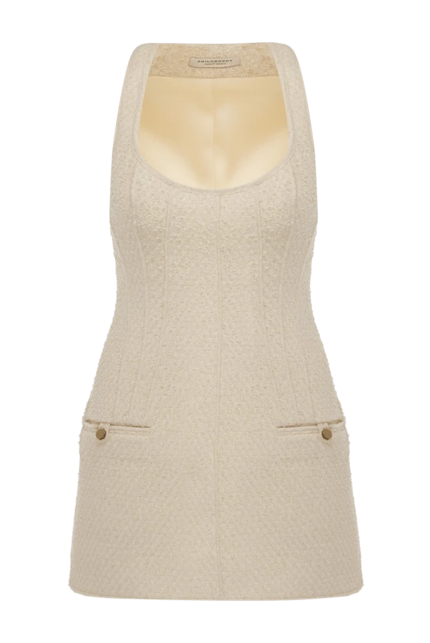 Philosophy di Lorenzo Serafini woman women's dress beige 177236 - photo 1