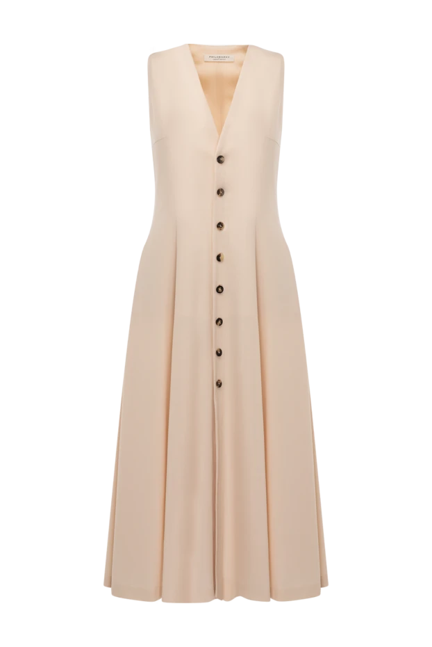 Philosophy di Lorenzo Serafini women's dress beige 177243 - photo 1