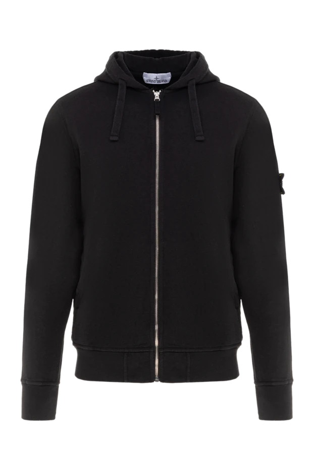Stone Island man men's cotton sports jacket, black buy with prices and photos 177263 - photo 1