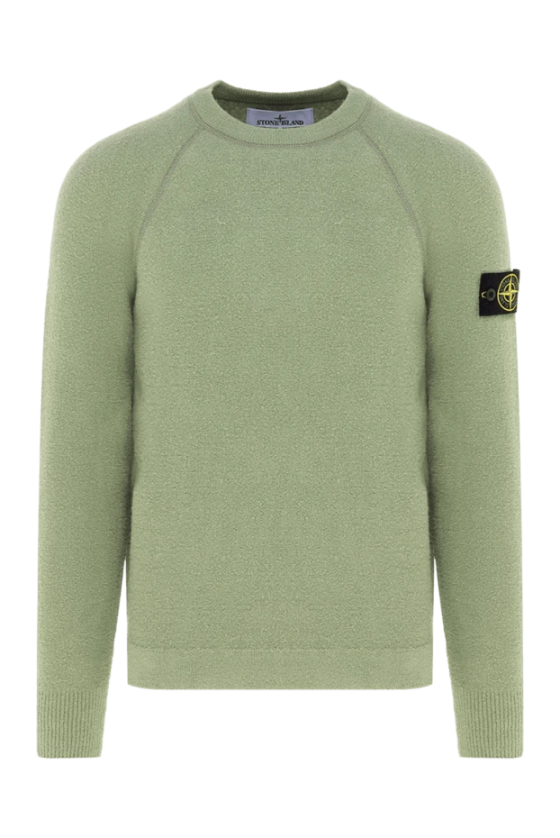 Stone Island man men's long sleeve cotton and polyamide jumper green buy with prices and photos 177268 - photo 1