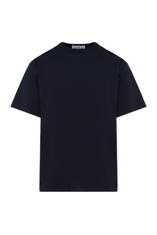 Stone Island man cotton t-shirt for men, black buy with prices and photos 177269 - photo 1