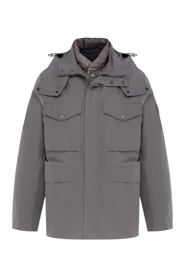 Stone Island мужские куртка из полиамида серая мужская купить с ценами и фото 177286 - фото 1