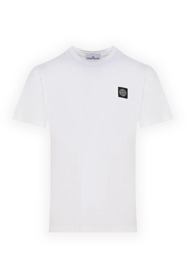 Stone Island man cotton t-shirt for men white buy with prices and photos 177287 - photo 1