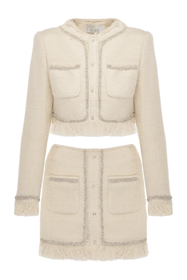 Giuseppe Di Morabito woman women's beige suit with skirt 177291 - photo 1