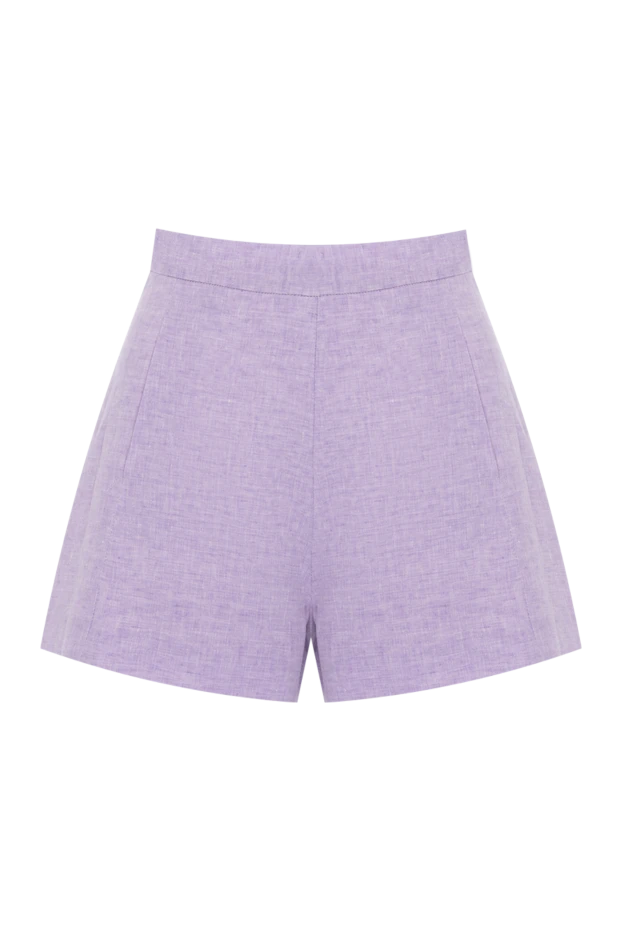 Forte dei Marmi Couture жіночі шорти із льону жіночі фіолетові купити фото з цінами 177297 - фото 1