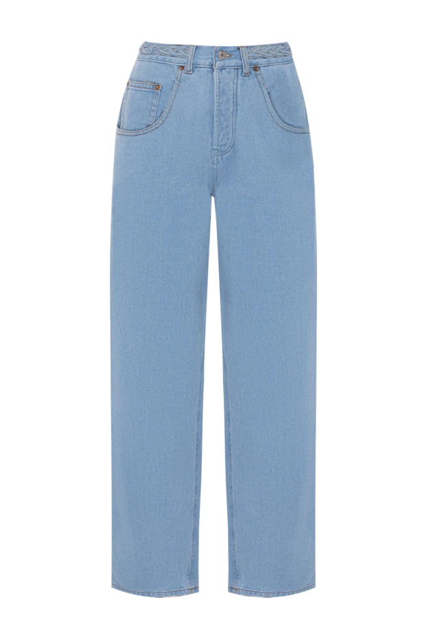 Forte dei Marmi Couture женские джинсы из хлопка женские голубые купить с ценами и фото 177300 - фото 1