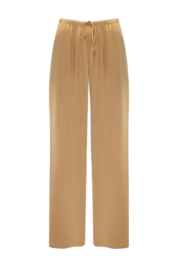 Max&Moi woman women's brown silk and elastane trousers buy with prices and photos 177304 - photo 1