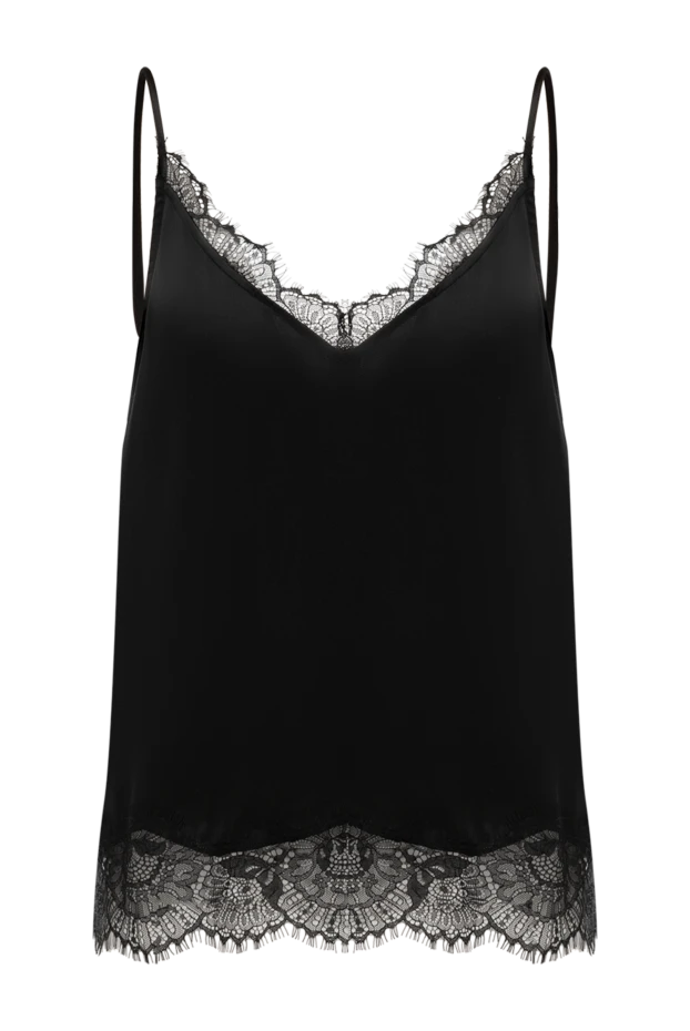 Max&Moi жіночі топ з шовку та еластану жіночий чорний купити фото з цінами 177307 - фото 1