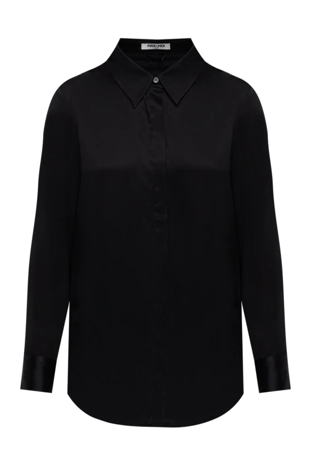 Max&Moi woman women's black silk and elastane shirt 177325 - photo 1