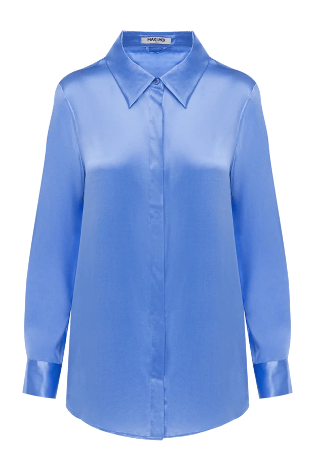 Max&Moi woman women's blue silk and elastane shirt 177326 - photo 1