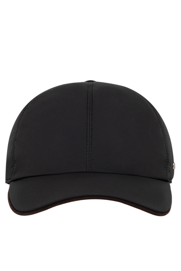 Polyester cap for men black