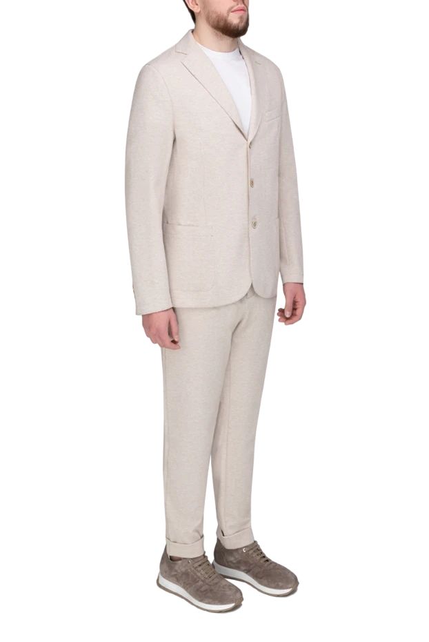 Eleventy man cotton and polyester jacket for men white 177518 - photo 3