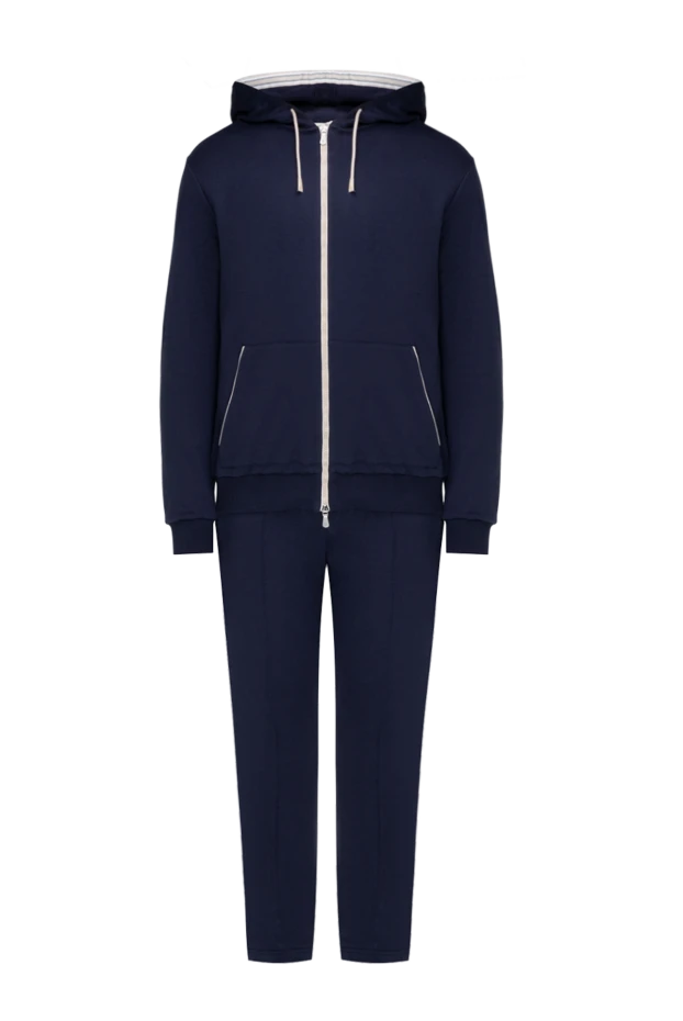 Eleventy man men's blue walking suit made of cotton and polyamide buy with prices and photos 177508 - photo 1