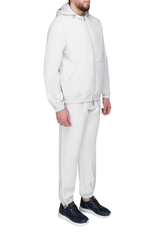 Eleventy man cotton and polyester jacket for men white 177518 - photo 3