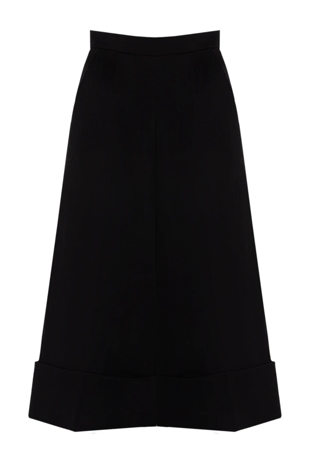 Balmain женские брюки из шерсти женские черные купить с ценами и фото 177568 - фото 1