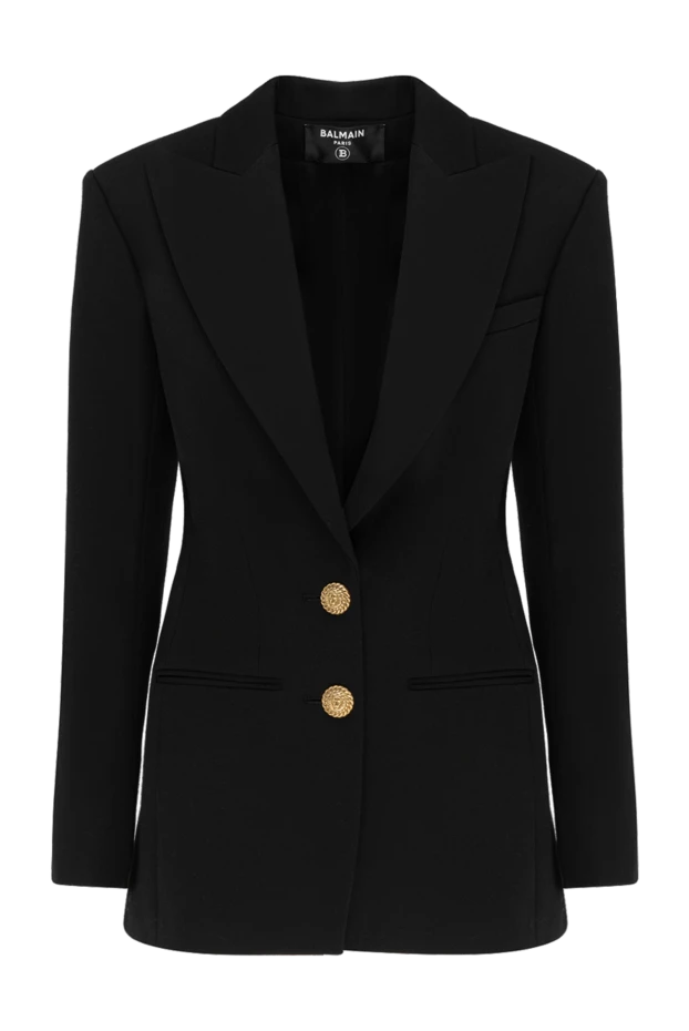 Balmain woman women's black wool jacket buy with prices and photos 177571 - photo 1