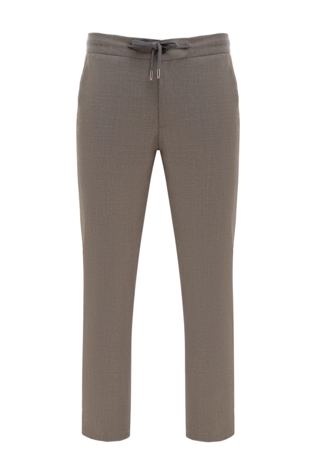 Cesare di Napoli man men's gray wool trousers buy with prices and photos 177577 - photo 1