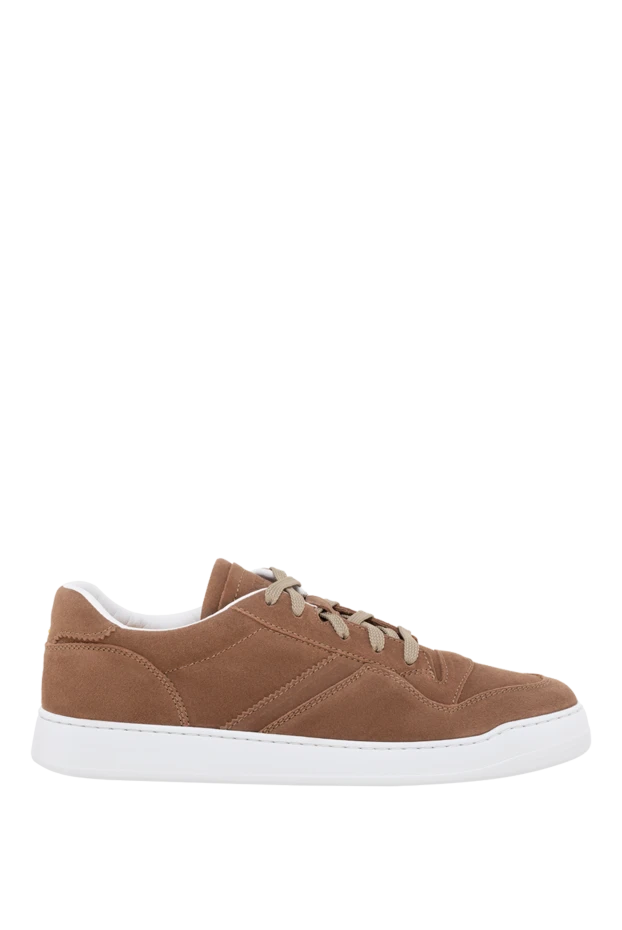 Doucal`s man men's brown nubuck sneakers buy with prices and photos 177592 - photo 1