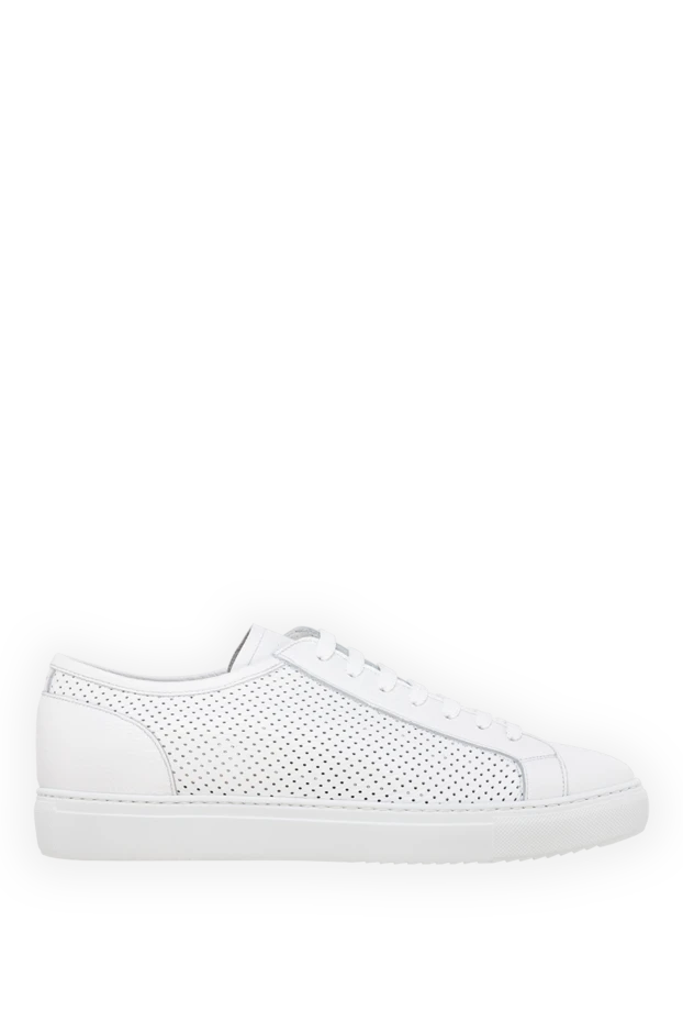 Doucal`s man genuine leather sneakers for men, white buy with prices and photos 177596 - photo 1