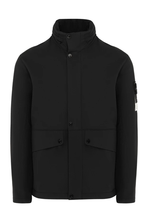 Stone Island мужские куртка из полиэстера и эластана черная мужская купить с ценами и фото 177602 - фото 1