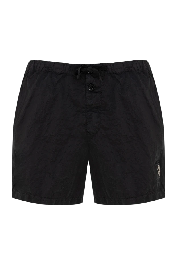 Stone Island мужские шорты пляжные из полиамида черные мужские купить с ценами и фото 177618 - фото 1