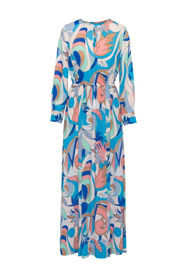 Rocco Ragni woman women's blue viscose dress 177642 - photo 1