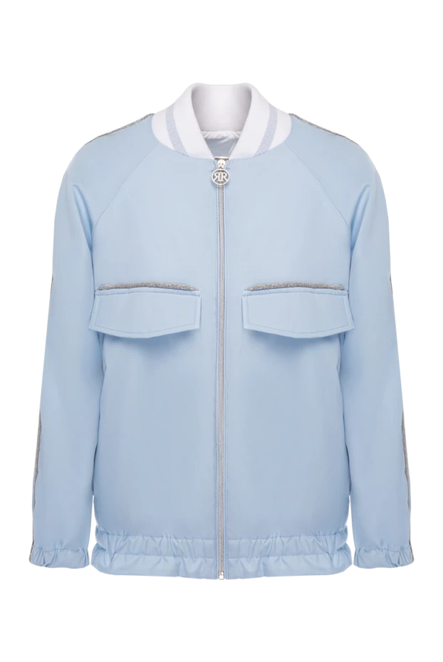 Rocco Ragni woman cotton jacket for women, blue 177650 - photo 1