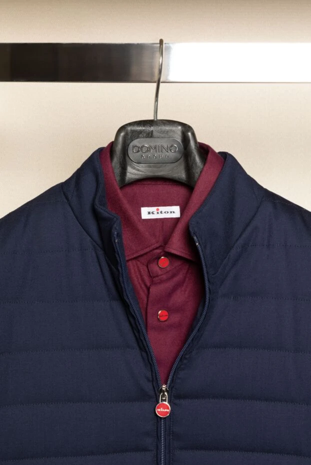Kiton men's vest blue 177715 - photo 2