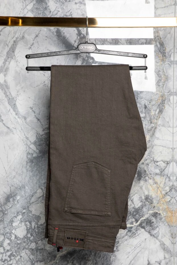 Kiton brown cotton and elastane jeans for men 177728 - photo 2
