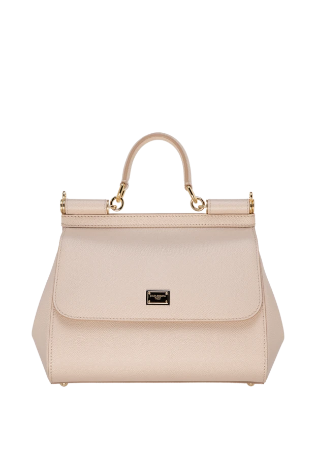 Dolce & Gabbana woman women's beige genuine leather bag buy with prices and photos 177751 - photo 1