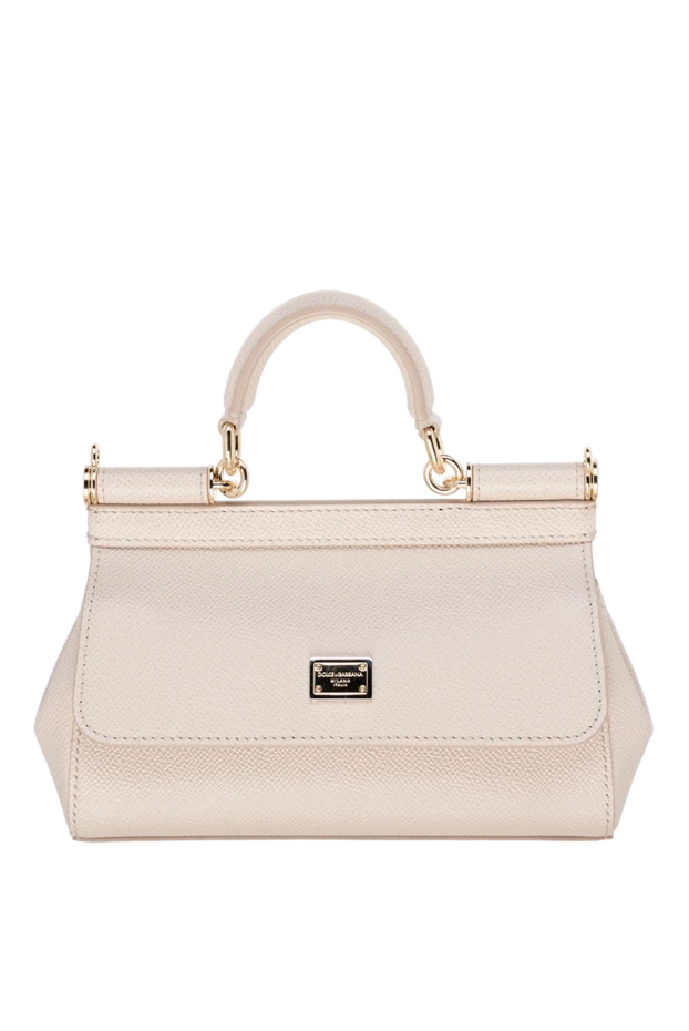 Dolce & Gabbana woman women's beige calfskin bag buy with prices and photos 177756 - photo 1