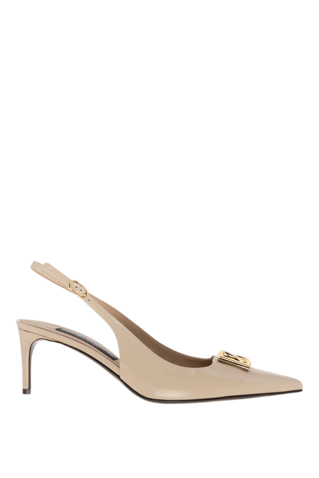 Dolce & Gabbana woman women's leather sandals, beige 177761 - photo 1