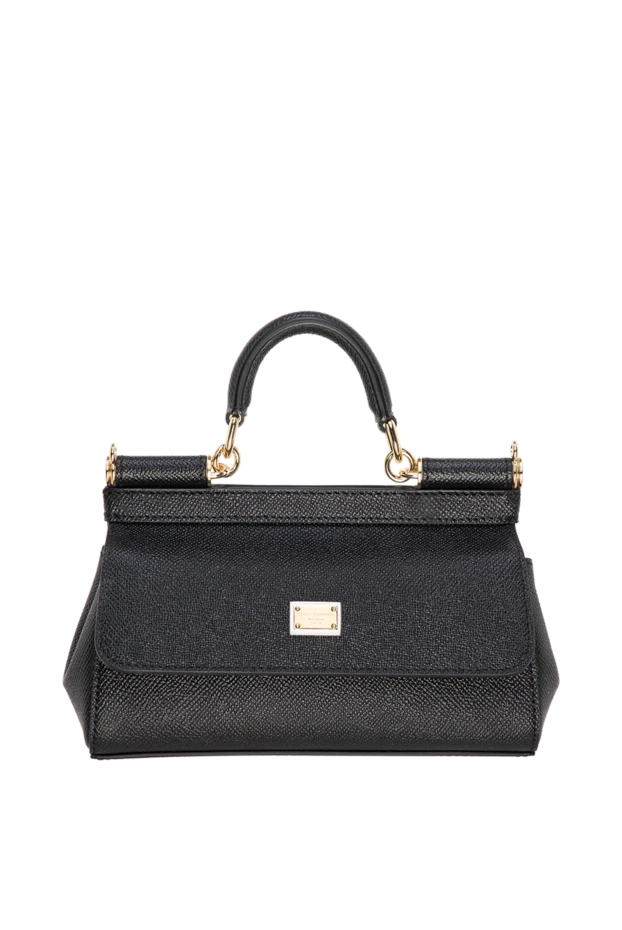 Dolce & Gabbana женские сумка из натуральной кожи женская черная купить с ценами и фото 177764 - фото 1