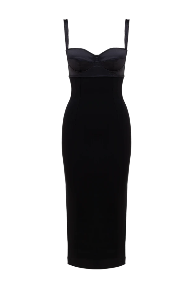 Dolce & Gabbana женские платье женское черное купить с ценами и фото 177769 - фото 1