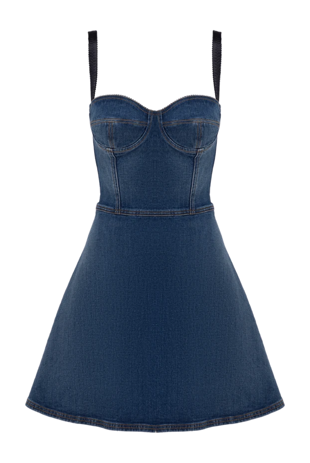 Dolce & Gabbana woman women's blue denim dress buy with prices and photos 177771 - photo 1