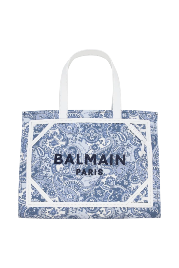 Balmain женские сумка из хлопка женская синяя купить с ценами и фото 177775 - фото 1