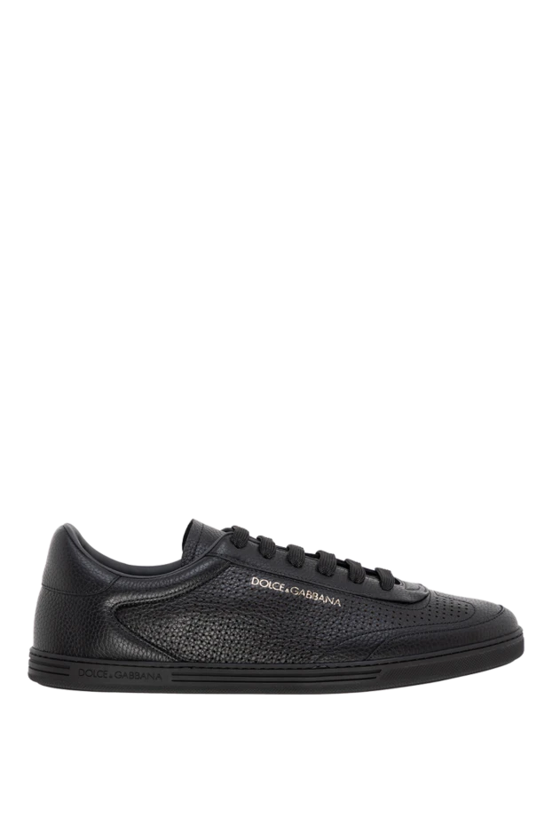 Dolce & Gabbana black leather sneakers for men 177786 - photo 1