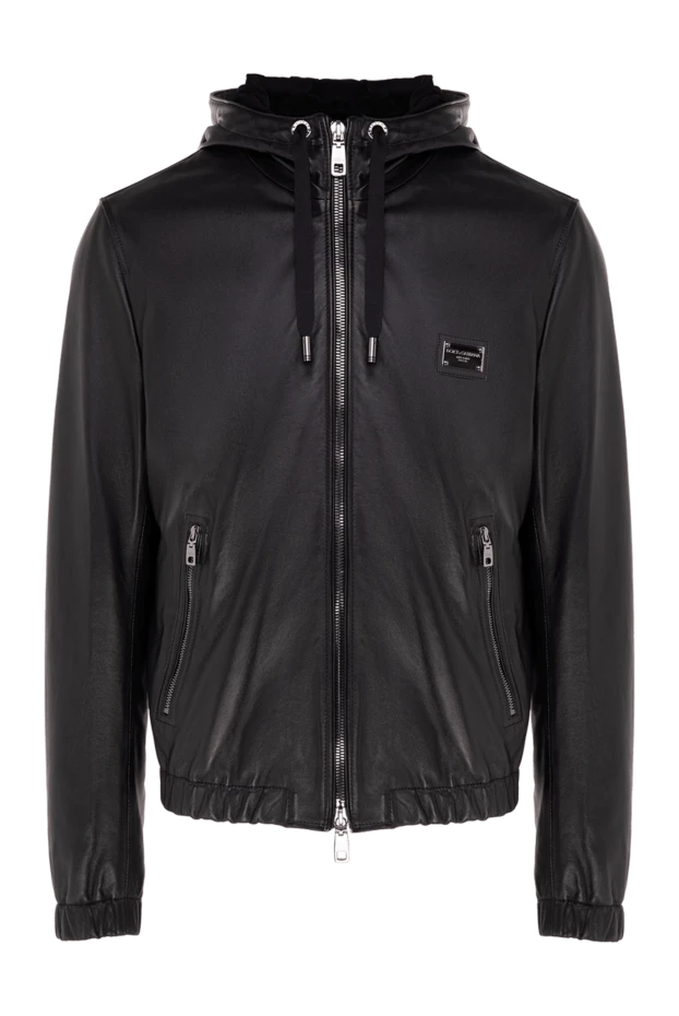 Dolce & Gabbana man genuine leather jacket black for men 177792 - photo 1