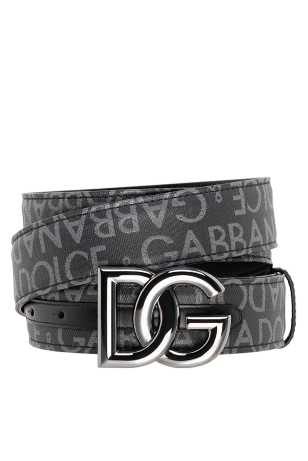 Dolce & Gabbana genuine leather belt for men gray 177797 - photo 1