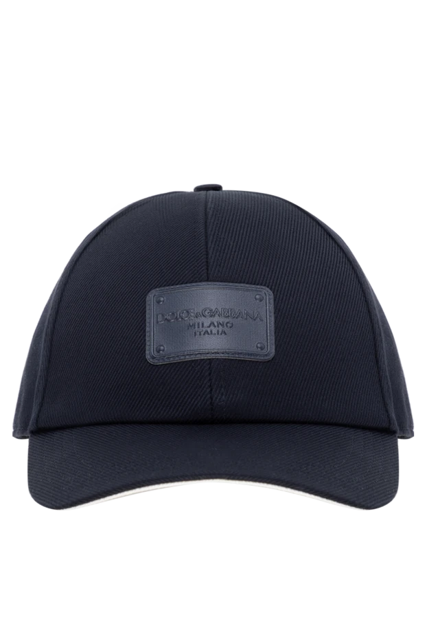 Dolce & Gabbana man cotton cap for men, blue 177802 - photo 1