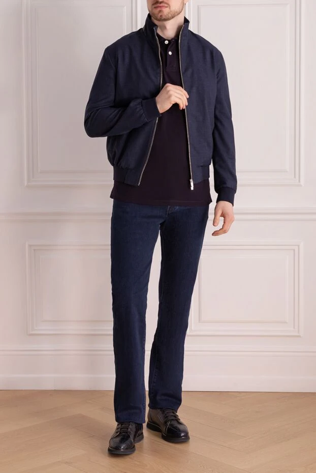 Tombolini men's blue wool jacket 177809 - photo 2