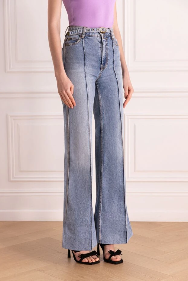 Zimmermann vintage-style jeans with a belt and decorative seams at the front 177815 - photo 3
