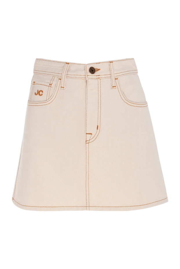 Jacob Cohen denim skirt for women beige 177831 - photo 1