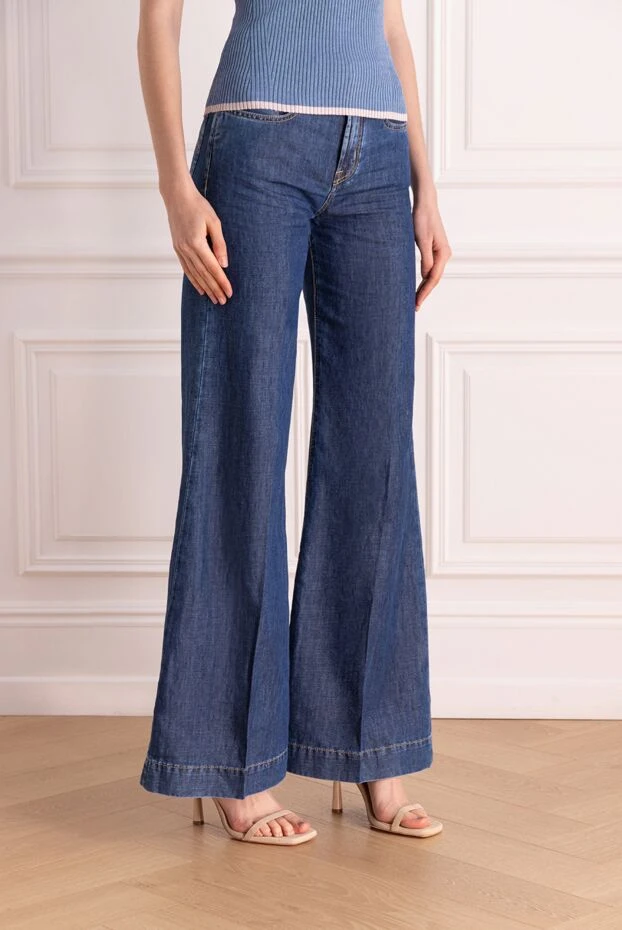 Jacob Cohen woman blue cotton jeans for women 176049 - photo 3