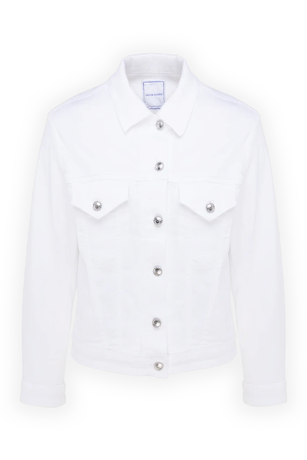 Women's denim jacket white