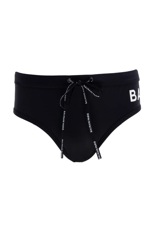 Balmain man black men's swimming trunks made of polyamide and elastane 177844 - photo 1